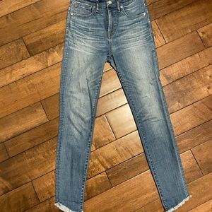 Madewell 10’ high rise skinny 26. Gently worn